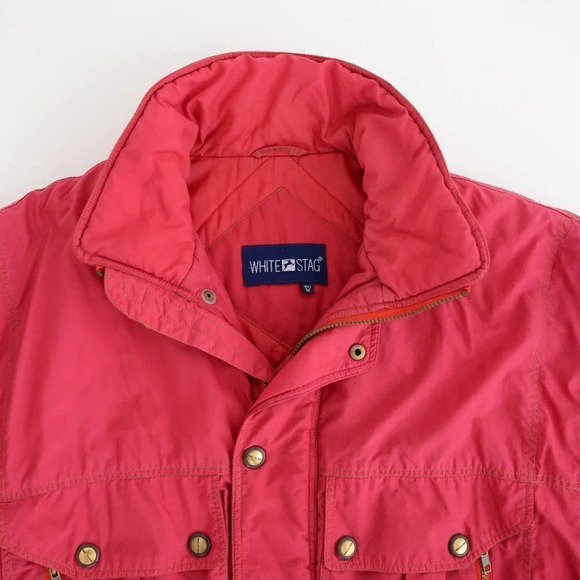 Vintage White Stag Red Medium-Weight Jacket Size Med - Picture 11 of 14